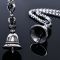 Full Steel Francis Ringing Bell-Necklace 247