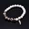 Angel Wing Hawlite Gemstone Beads-Bracelet 278