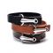 Unique Bridle Buckle Leather Cuff-Bracelet 306
