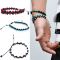 Dual Gemstone Beads Tie Up-Bracelet 314