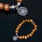 Watch Charm Wood Beads-Bracelet 326