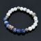 Sodalite & Hawlite Beads-Bracelet 398