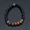 Tiger Eye Onix Nut Beads-Bracelet 426