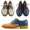 Funky Contrast Upper Kipskin Oxford-Shoes 641
