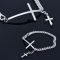 Double Cross Chain Cuff-Bracelet 436
