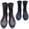 Vintage Crack Combat Boots-Shoes 687