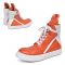 Orange Boxer Hightop Leather-Shoes 783